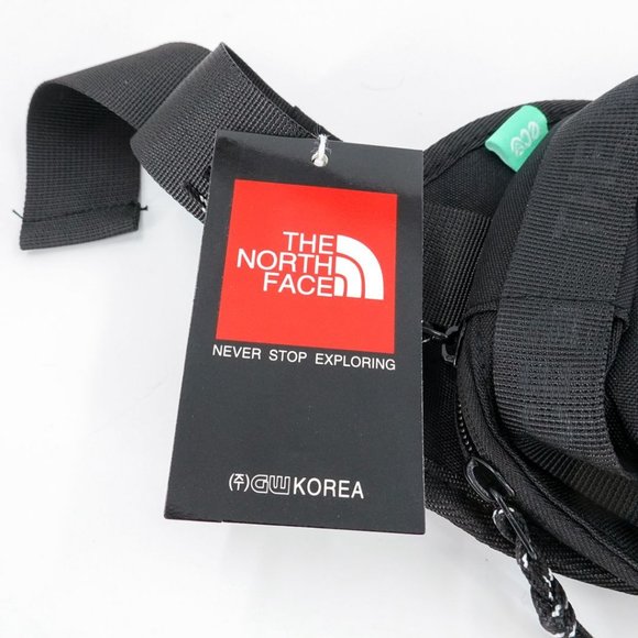 The North Face Breeze Hip Sack Body Bag One Shoulder Camp Cross Bag Black - Picture 10 of 13